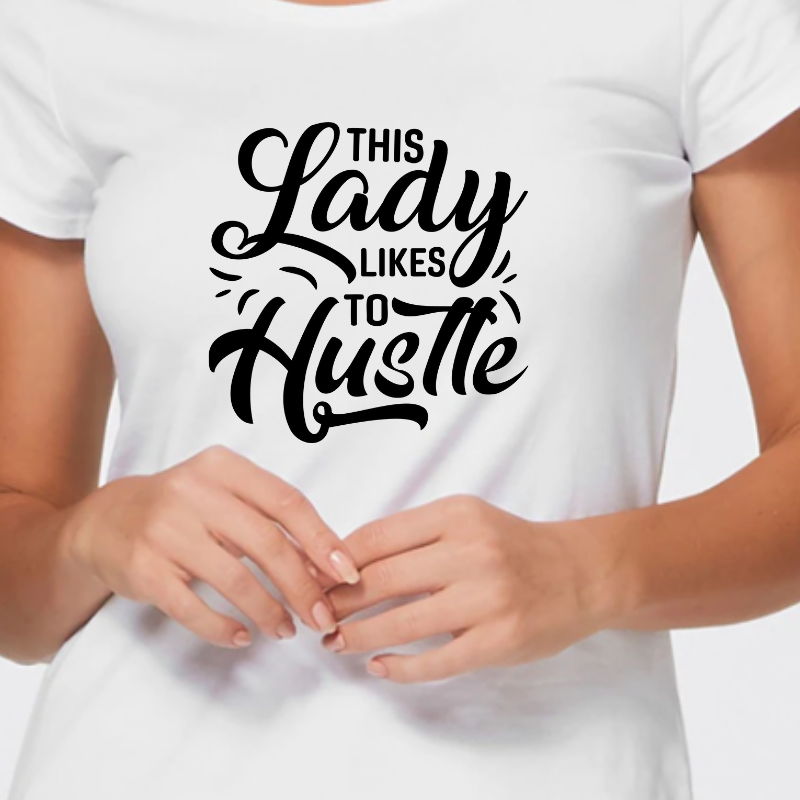 This Lady Likes to Hustle Tshirt